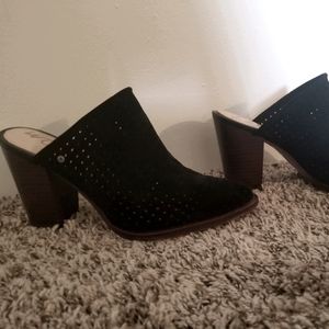 Sam Edelman Perforated Leather Mules